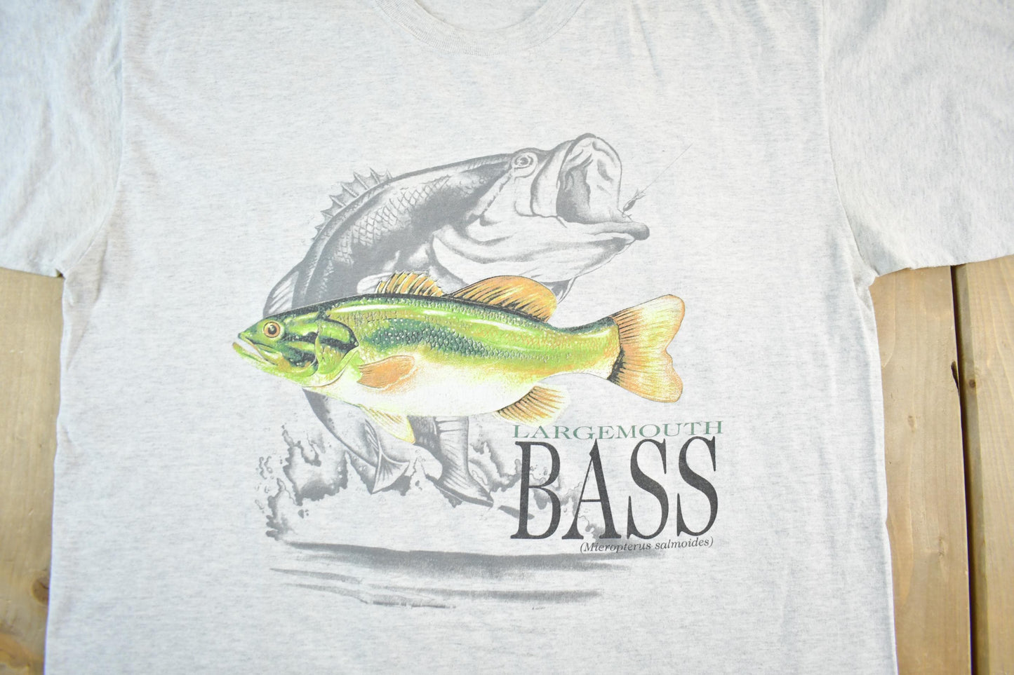 Other Clothing > Gender Neutral Adult Clothing > Tops & Tees > T Shirts Vintage 1990s Large Mouth Bass Graphic T Shirt Men's XL