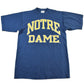 Other Clothing > Gender Neutral Adult Clothing > Tops & Tees > T Shirts Vintage 1990s Notre Dame University Collegiate T-Shirt Mens Large