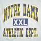 Other Clothing > Gender Neutral Adult Clothing > Tops & Tees > T Shirts Vintage 1990s Notre Dame University Collegiate T-Shirt Mens Medium