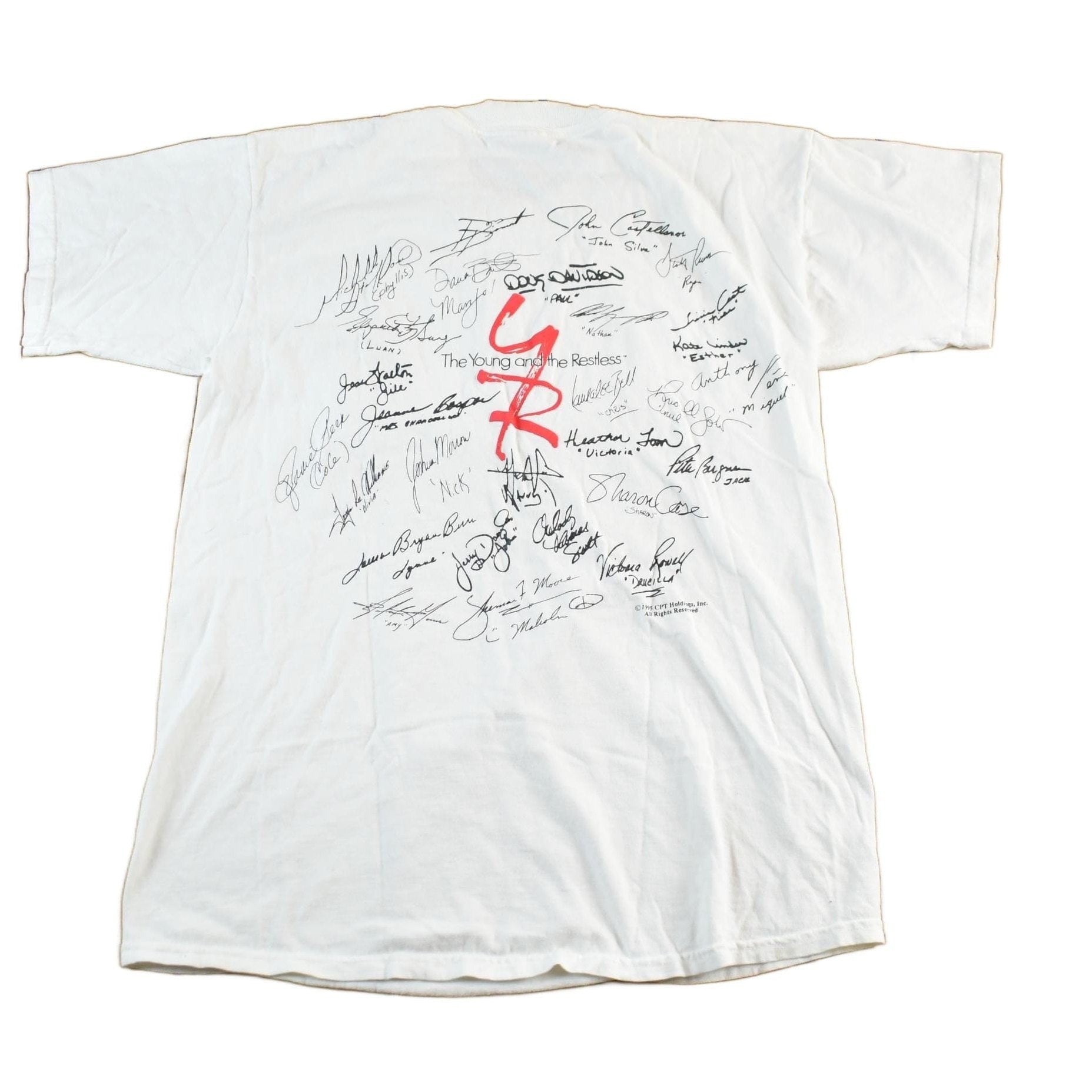 Other Clothing > Gender Neutral Adult Clothing > Tops & Tees > T Shirts Vintage 1995 The Young & The Restless T-Shirt Men's Large