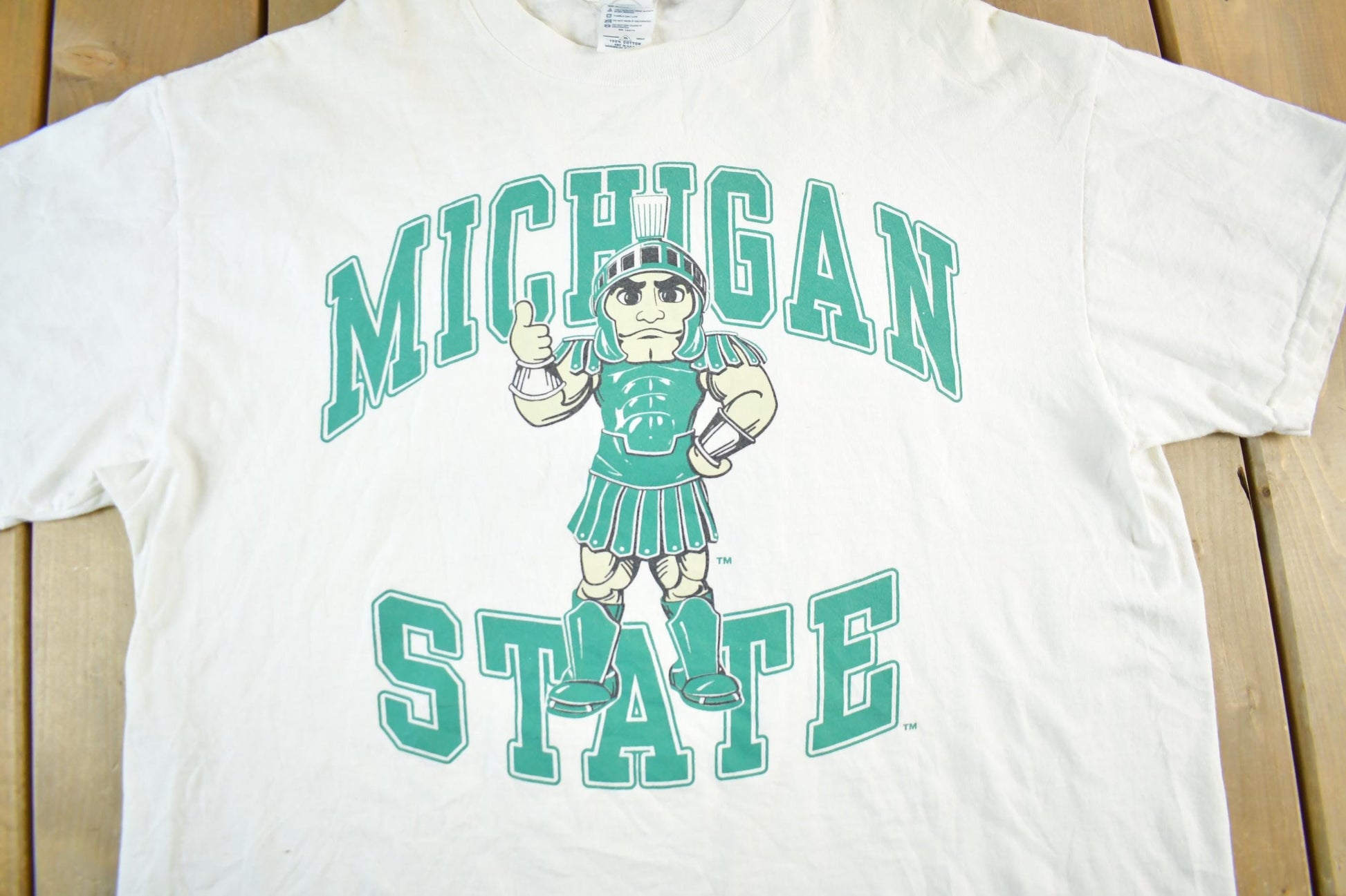 Other Clothing > Gender Neutral Adult Clothing > Tops & Tees > T Shirts Vintage 2000s Michigan State University Collegiate T-Shirt Men's XL