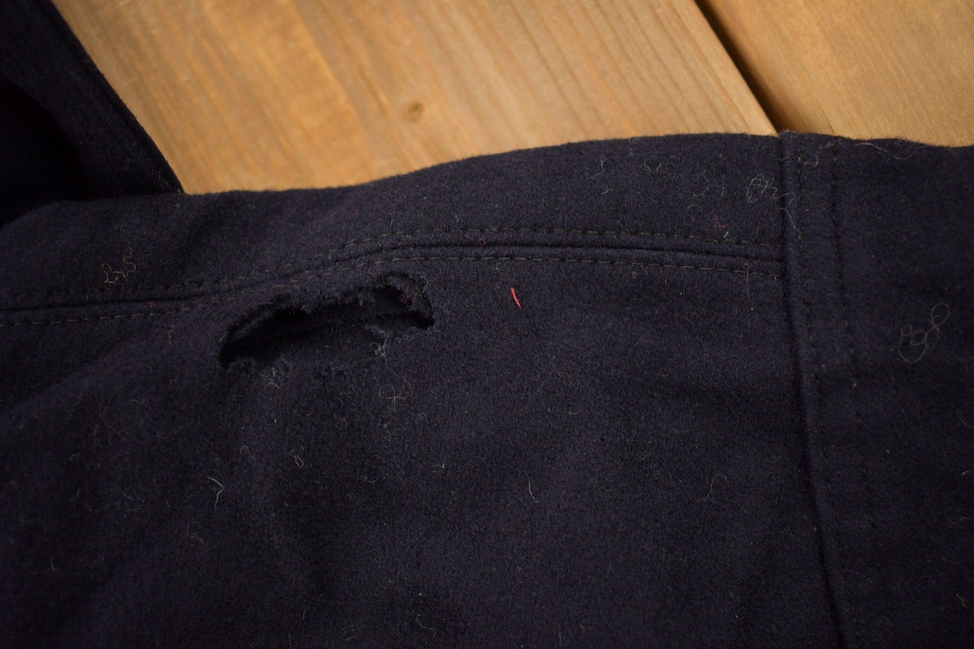 Other Clothing > Men's Clothing > Jackets & Coats Vintage 1940s Navy Naval Wool Sweater Men's Small