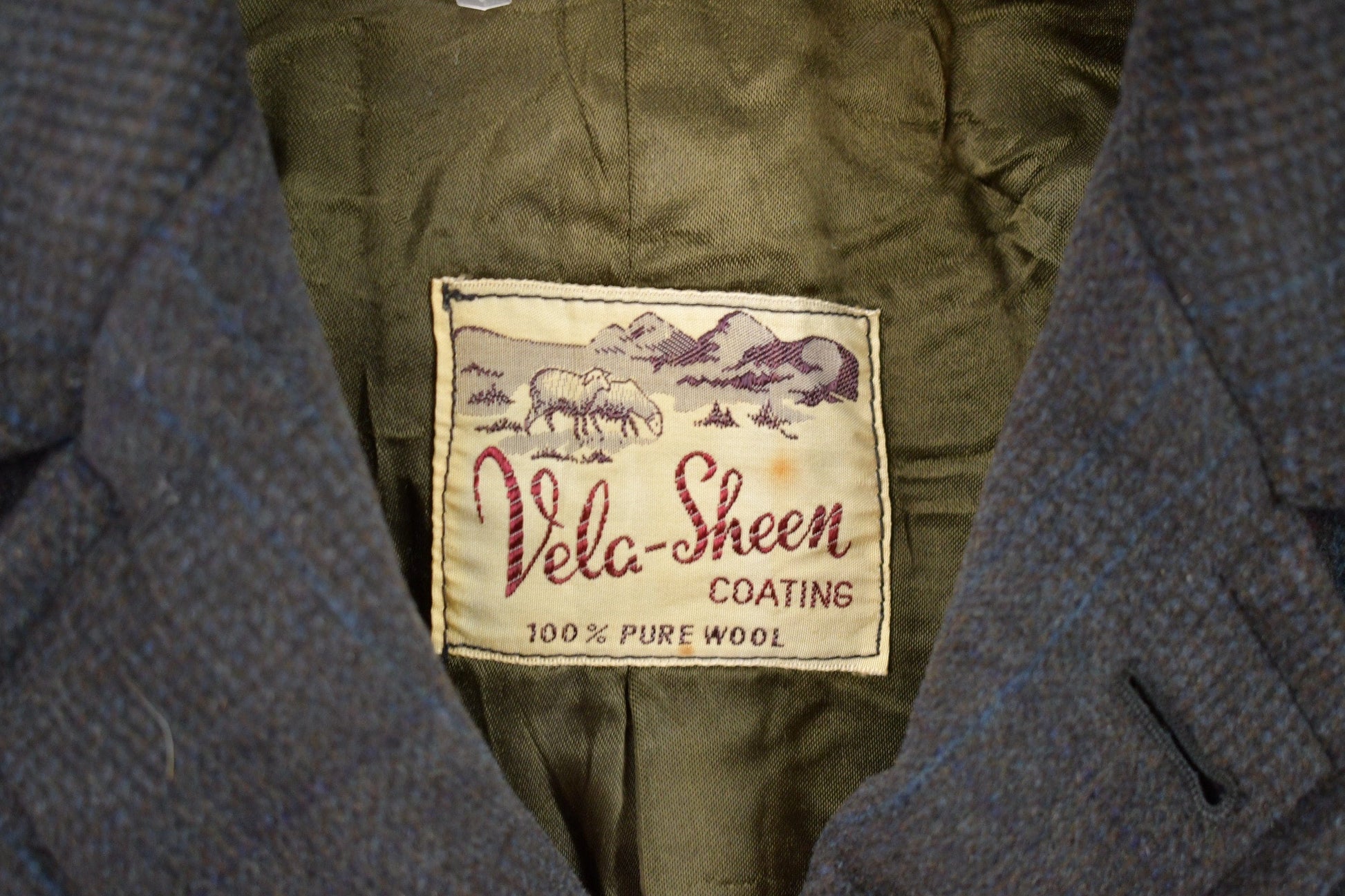 Other Clothing > Men's Clothing > Jackets & Coats Vintage 1950s Vela Sheen 100% Wool Jacket Men's Medium