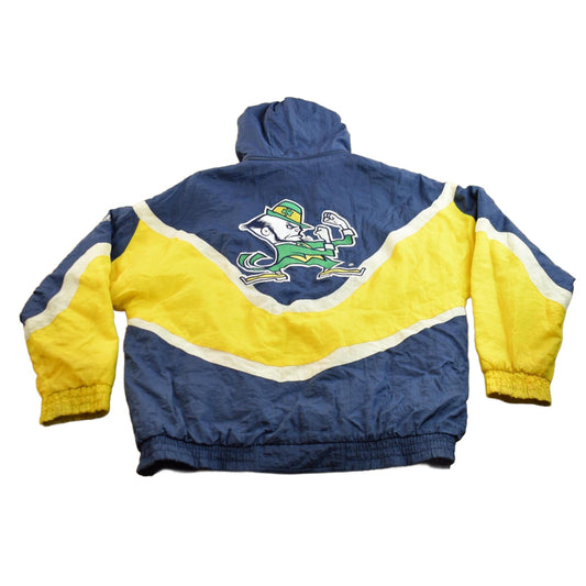 Other Clothing > Men's Clothing > Jackets & Coats Vintage 1990s Apex One University of Notre Dame Fighting Irish Collegiate Puffer Jacket Men's 3XL
