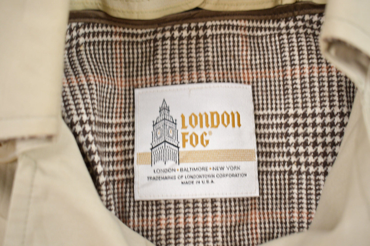 Other Clothing > Men's Clothing > Jackets & Coats Vintage 1990s London Fog Blanket Lined Full Length Jacket Men's Medium