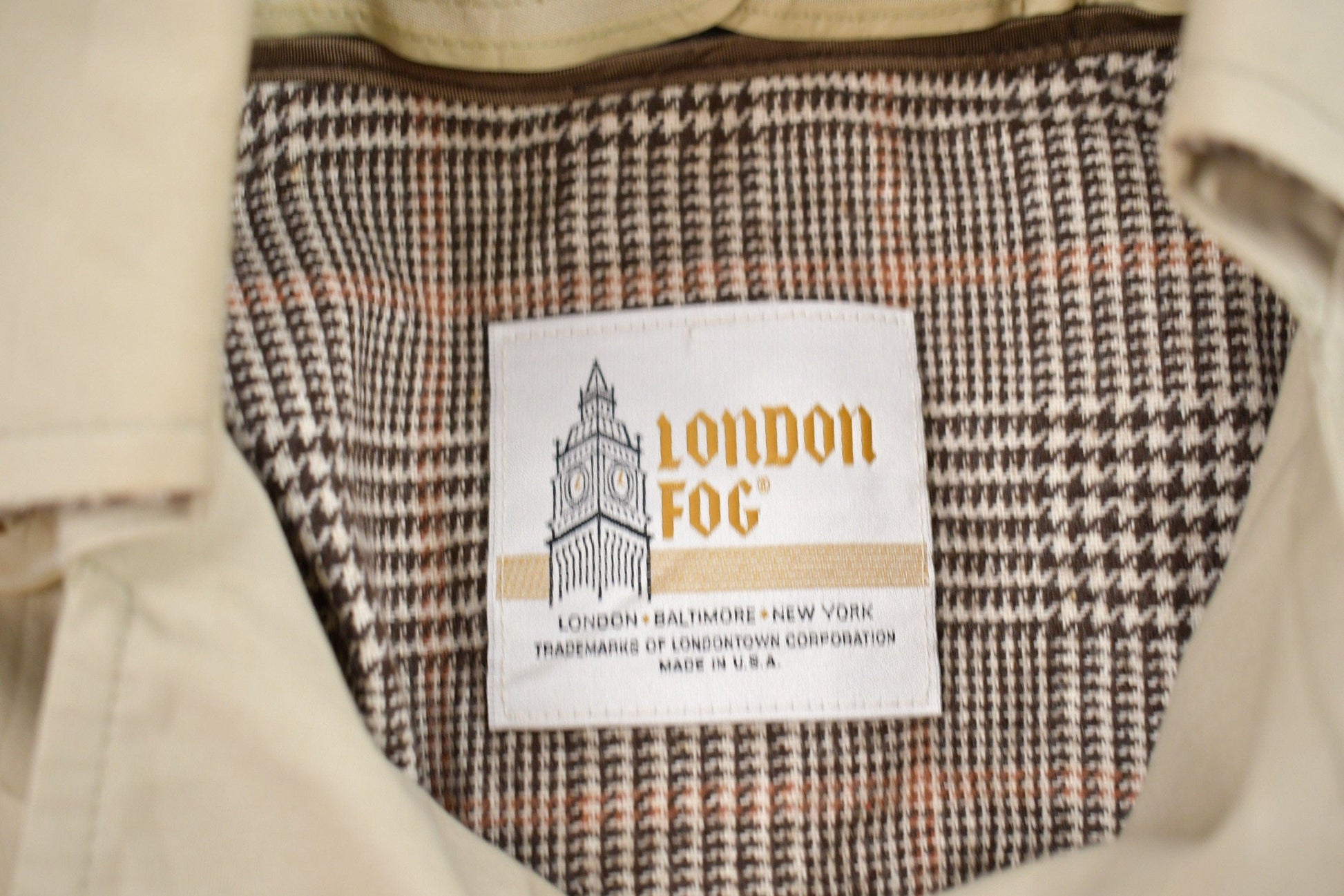 Other Clothing > Men's Clothing > Jackets & Coats Vintage 1990s London Fog Blanket Lined Full Length Jacket Men's Medium