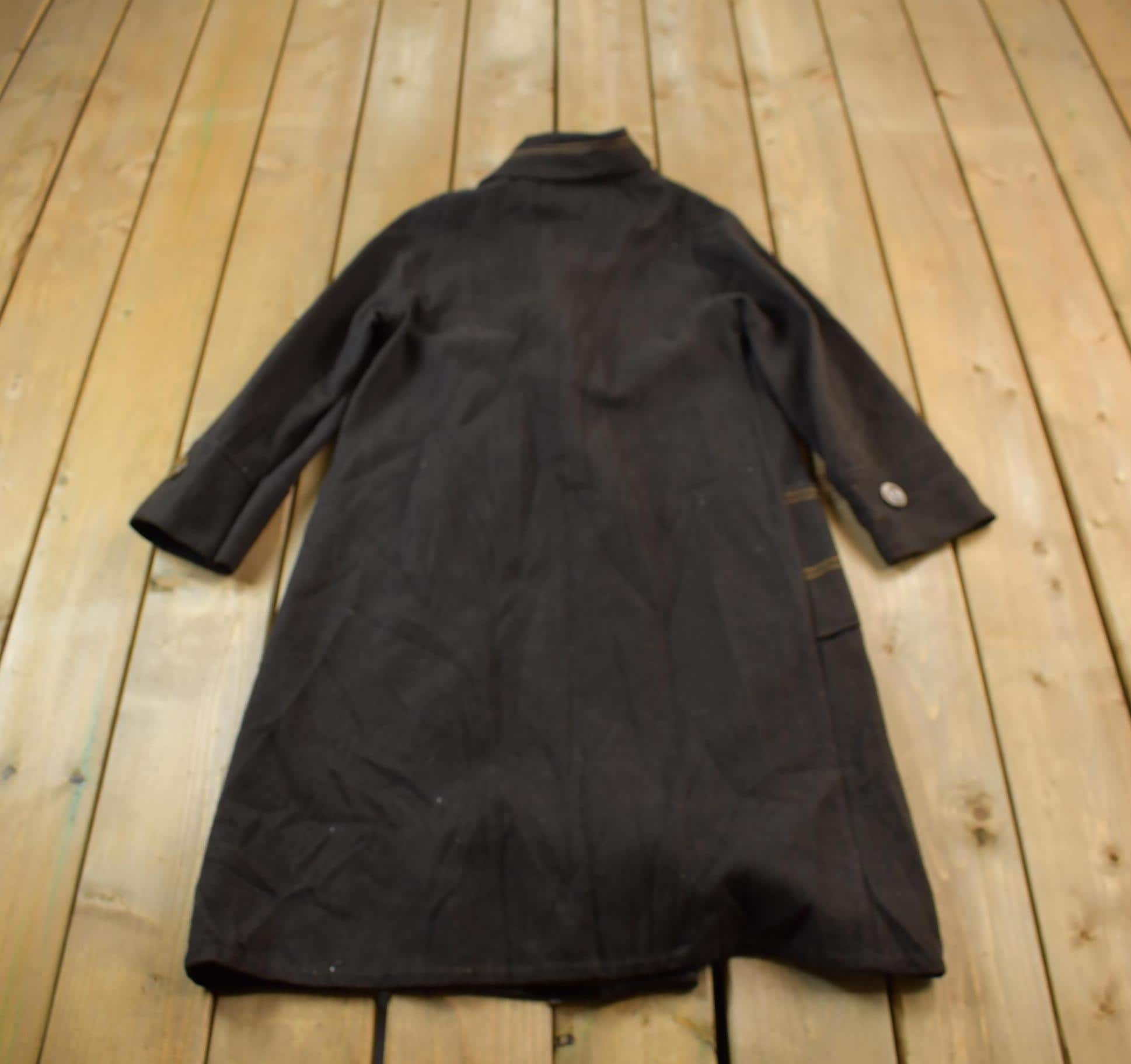 Other Clothing > Men's Clothing > Jackets & Coats Vintage 1990s Wool Overcoat Jacket Men's S