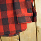 Other Clothing > Men's Clothing > Shirts & Tees > Oxfords & Button Downs Vintage 1940s Pilgrim Wool Buffalo Plaid Button Up Shirt Men's Large