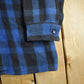 Other Clothing > Men's Clothing > Shirts & Tees > Oxfords & Button Downs Vintage 1950s Commander Plaid Wool Button Up Shirt Jacket Men's L
