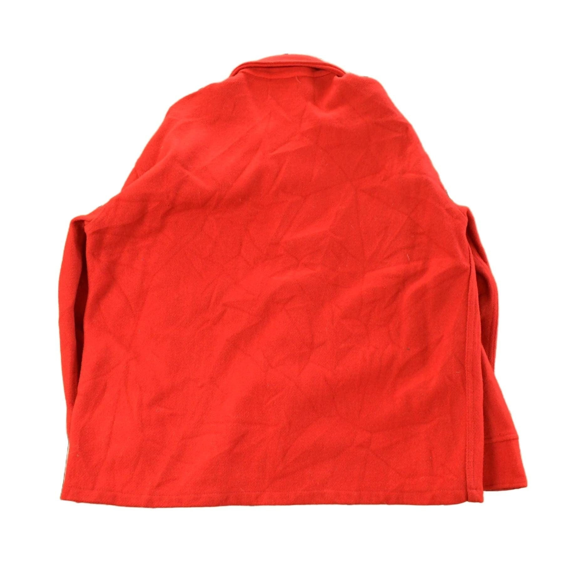 Other Clothing > Men's Clothing > Shirts & Tees > Oxfords & Button Downs Vintage 1950s Melton Outer-Wear Button Up Flannel Wool Hunting Shirt Jacket Men's L