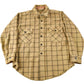 Other Clothing > Men's Clothing > Shirts & Tees > Oxfords & Button Downs Vintage 1950s Peters Whaler Plaid Wool Button Up Flannel Men's Large Workwear
