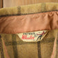 Other Clothing > Men's Clothing > Shirts & Tees > Oxfords & Button Downs Vintage 1950s Peters Whaler Plaid Wool Button Up Flannel Men's Large Workwear
