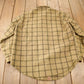 Other Clothing > Men's Clothing > Shirts & Tees > Oxfords & Button Downs Vintage 1950s Peters Whaler Plaid Wool Button Up Flannel Men's Large Workwear