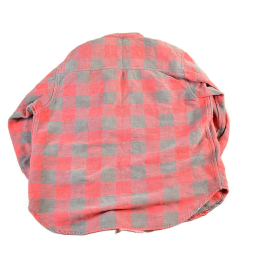 Other Clothing > Men's Clothing > Shirts & Tees > Oxfords & Button Downs Vintage 1960s Open Road Button Up Plaid Flannel Trucker Shirt Men's Large