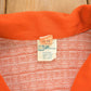 Other Clothing > Men's Clothing > Shirts & Tees > Oxfords & Button Downs Vintage 1960s Orange Geo Metric Pattern Button Up Overcoat Women's M