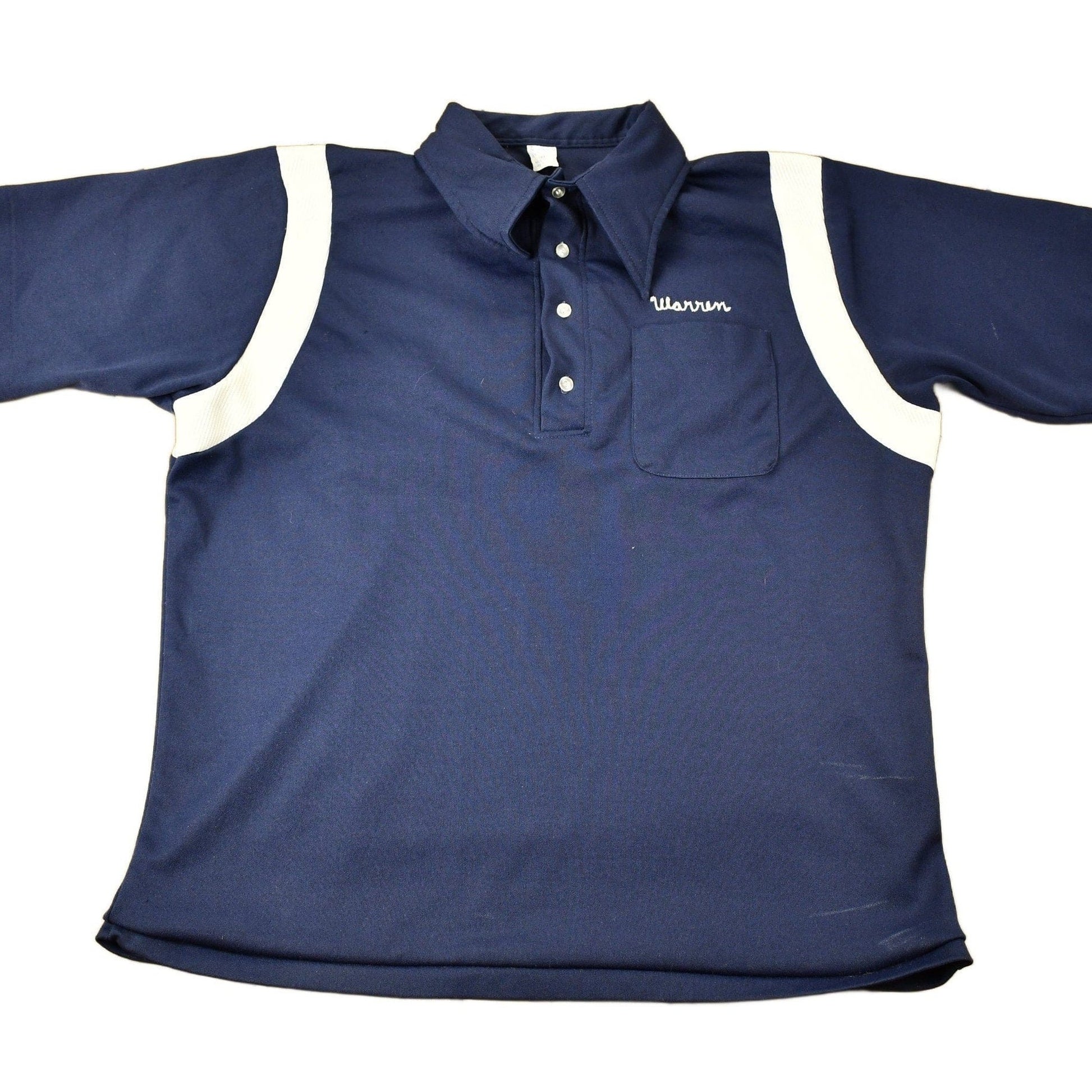 Other Clothing > Men's Clothing > Shirts & Tees > Oxfords & Button Downs Vintage 1970s All American Welding Chain Stitched Shirt Men's XL