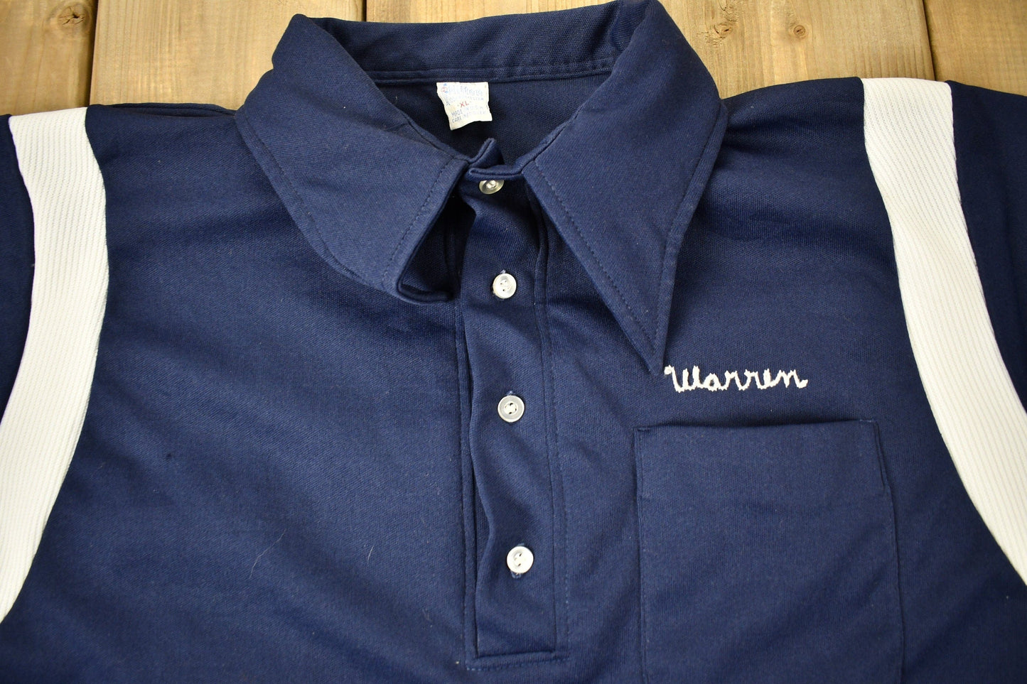 Other Clothing > Men's Clothing > Shirts & Tees > Oxfords & Button Downs Vintage 1970s All American Welding Chain Stitched Shirt Men's XL