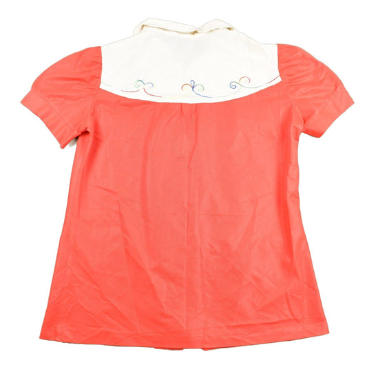 Other Clothing > Men's Clothing > Shirts & Tees > Oxfords & Button Downs Vintage 1970s Chain stitched Cute Button Up Shirt Men's Medium