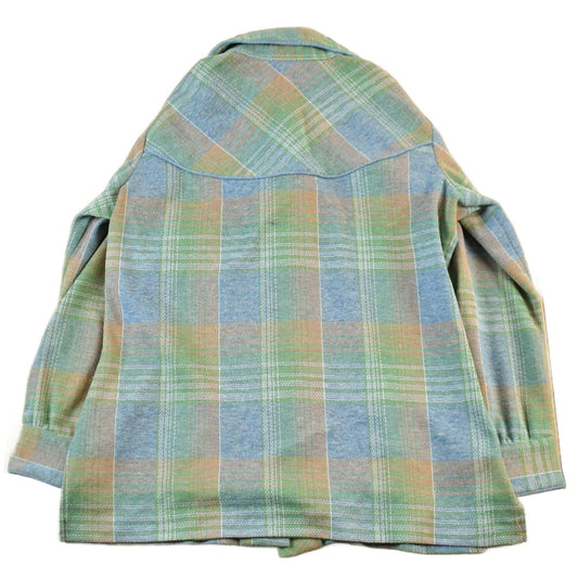 Other Clothing > Men's Clothing > Shirts & Tees > Oxfords & Button Downs Vintage 1970s Douglas Mare Plaid Flannel Button Up Shirt Men's Large