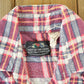 Other Clothing > Men's Clothing > Shirts & Tees > Oxfords & Button Downs Vintage 1970s Fruit Of The Loom Flannel Button Up Shirt Men's Medium
