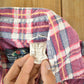 Other Clothing > Men's Clothing > Shirts & Tees > Oxfords & Button Downs Vintage 1970s Fruit Of The Loom Flannel Button Up Shirt Men's Medium