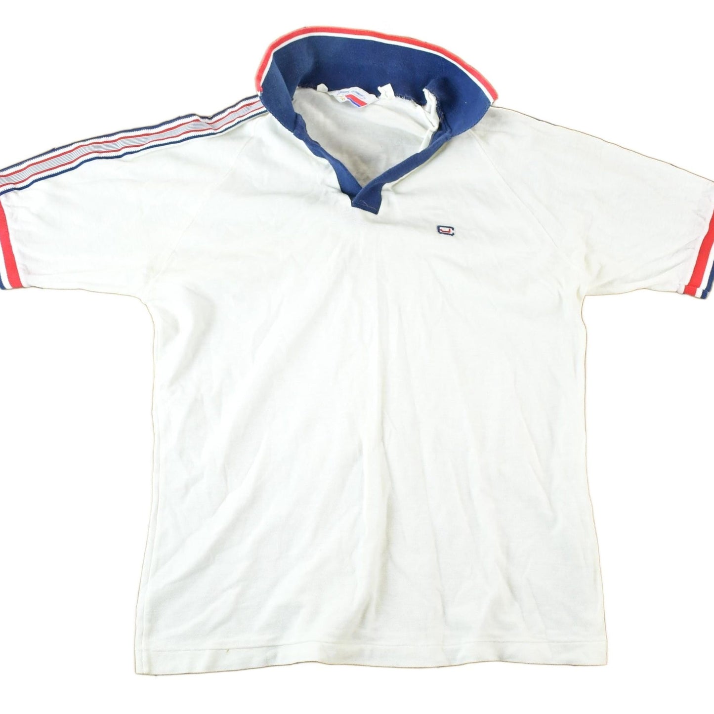 Other Clothing > Men's Clothing > Shirts & Tees > Oxfords & Button Downs Vintage 1970s Jimmy Commons Quarter Button Up Shirt Mens M