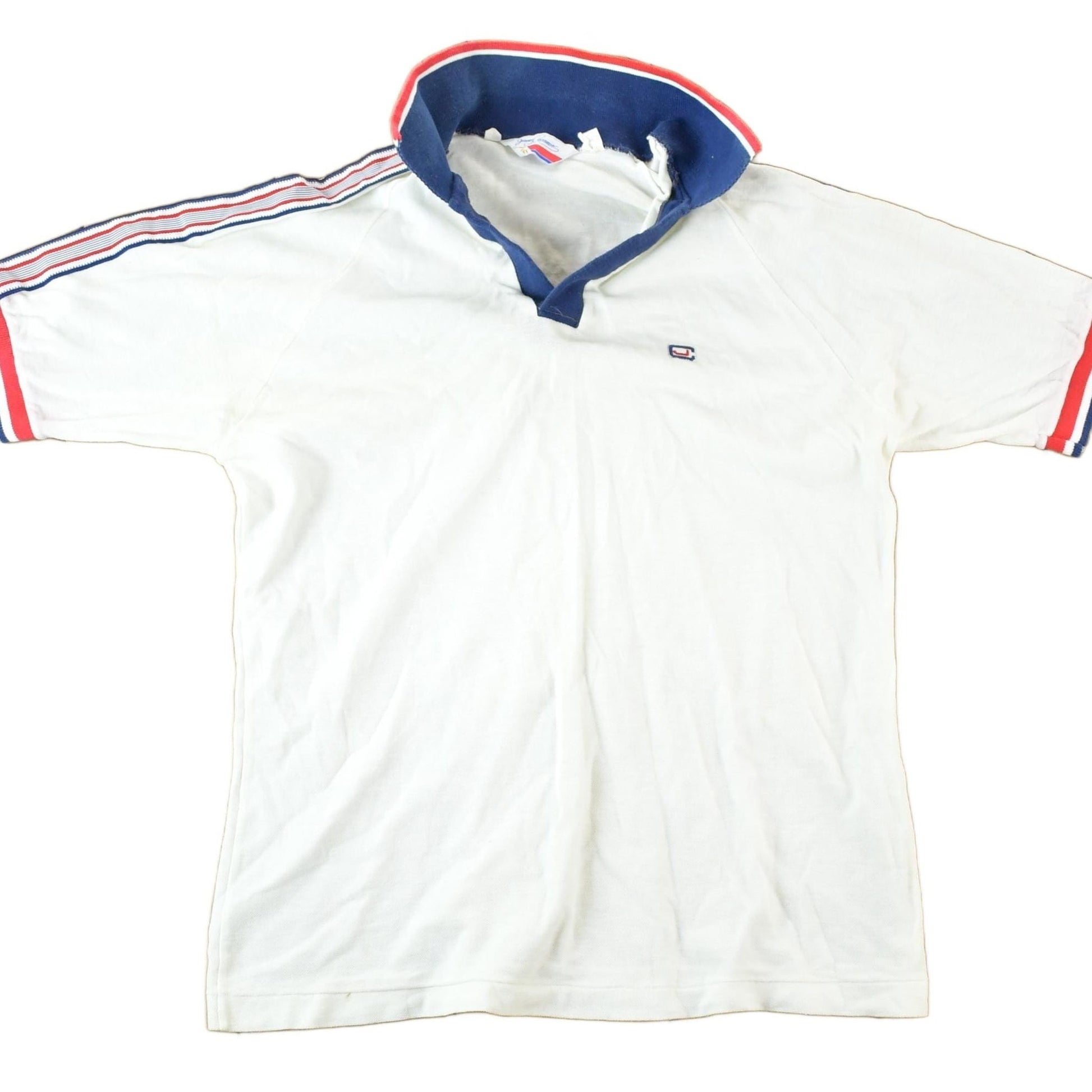 Other Clothing > Men's Clothing > Shirts & Tees > Oxfords & Button Downs Vintage 1970s Jimmy Commons Quarter Button Up Shirt Mens M