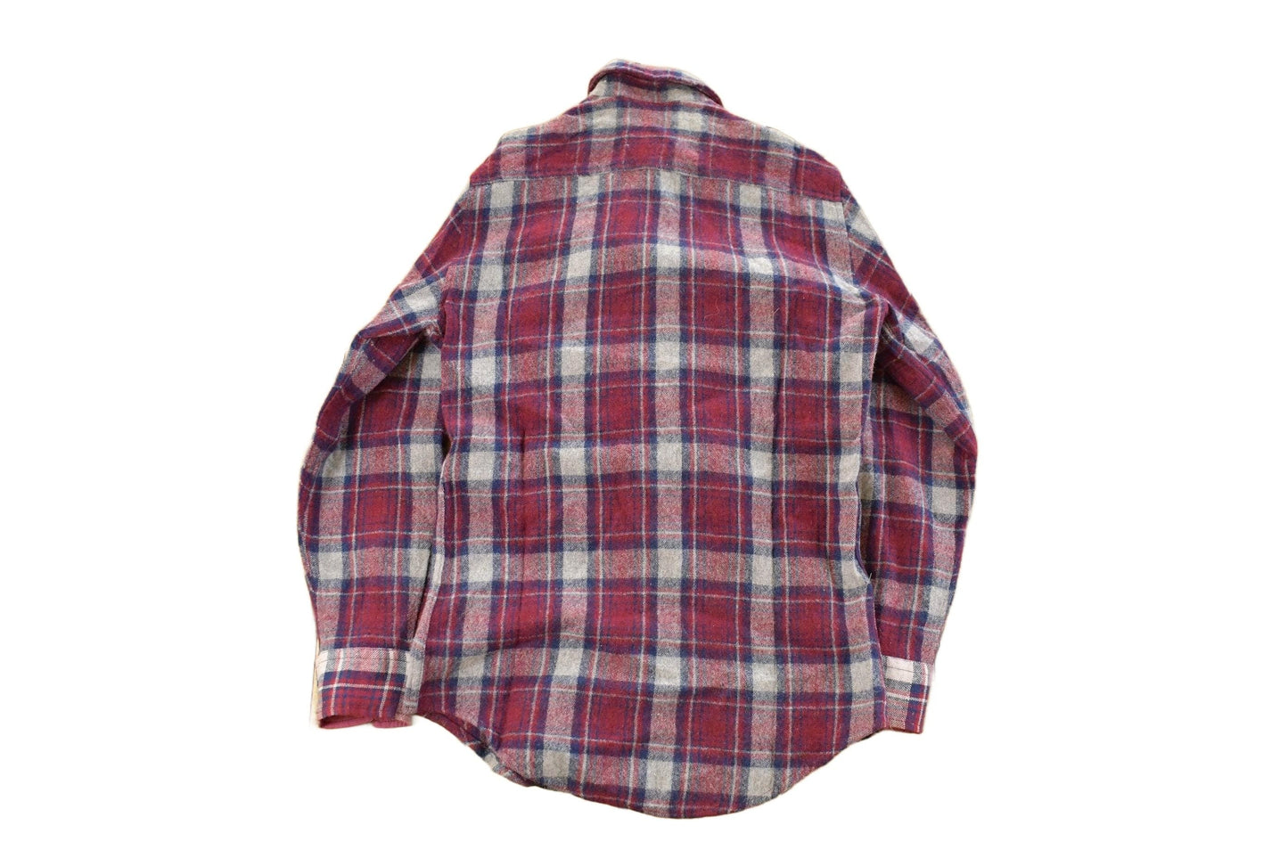 Other Clothing > Men's Clothing > Shirts & Tees > Oxfords & Button Downs Vintage 1980s Allen Wickfield Plaid Wool Flannel Button Up Shirt Men's Small