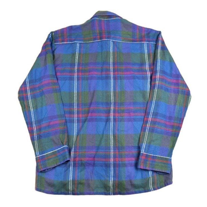 Other Clothing > Men's Clothing > Shirts & Tees > Oxfords & Button Downs Vintage 1980s Back Packer Plaid Button Up Shirt Men's Large