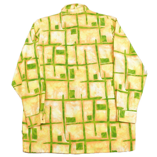 Other Clothing > Men's Clothing > Shirts & Tees > Oxfords & Button Downs Vintage 1980s Beverly Rose Polyester Button Up Shirt Men's XL