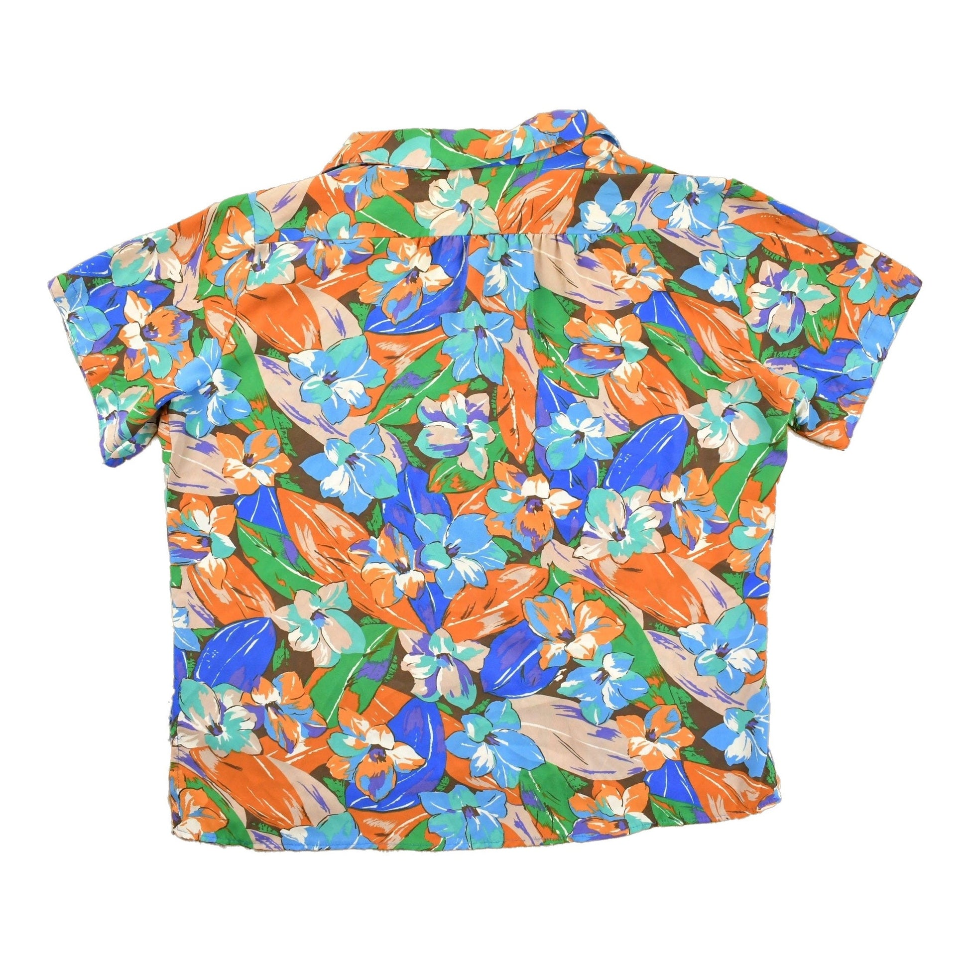 Other Clothing > Men's Clothing > Shirts & Tees > Oxfords & Button Downs Vintage 1980s Campus Casuals Of California Floral Button Up Shirt Men's Medium