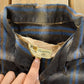 Other Clothing > Men's Clothing > Shirts & Tees > Oxfords & Button Downs Vintage 1980s Distressed BVD Lanerossi Plaid Wool Flannel Button Up Shirt Men's M