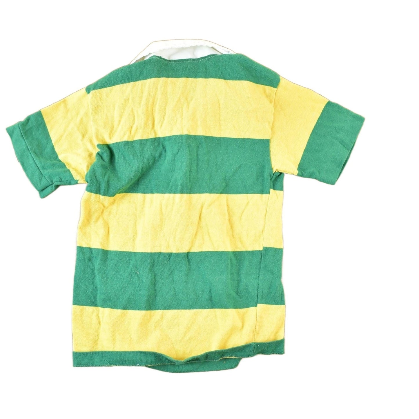 Other Clothing > Men's Clothing > Shirts & Tees > Oxfords & Button Downs Vintage 1980s Donmoor Striped Button Up Polo Shirt Youth Small