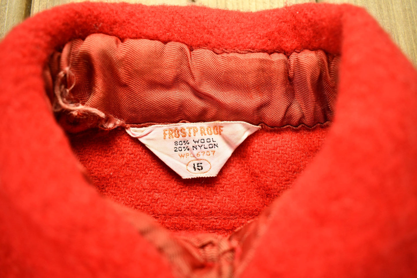 Other Clothing > Men's Clothing > Shirts & Tees > Oxfords & Button Downs Vintage 1980s Frost Proof Wool Button Up Shirt Men's Medium