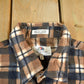 Other Clothing > Men's Clothing > Shirts & Tees > Oxfords & Button Downs Vintage 1980s Fruit Of The Loom Flannel Button Up Shirt Men's Large