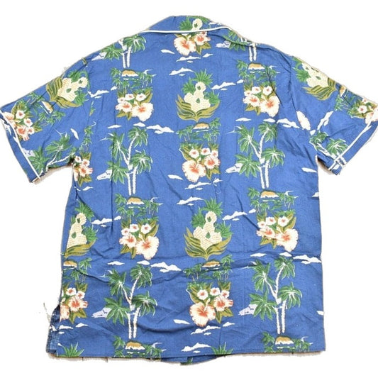 Other Clothing > Men's Clothing > Shirts & Tees > Oxfords & Button Downs Vintage 1980s Hawaiian Button Up Shirt Men's Large