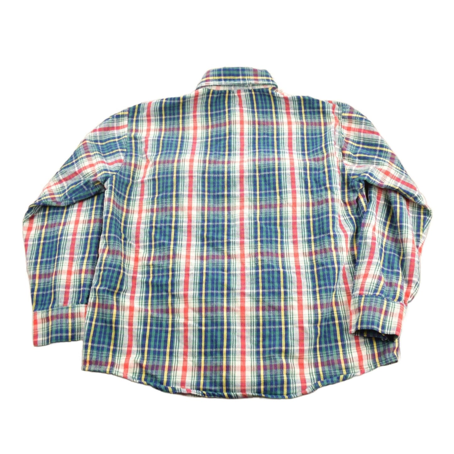 Other Clothing > Men's Clothing > Shirts & Tees > Oxfords & Button Downs Vintage 1980s Jim "Catfish" Hunter Plaid Flannel Button Up Shirt Men's XL