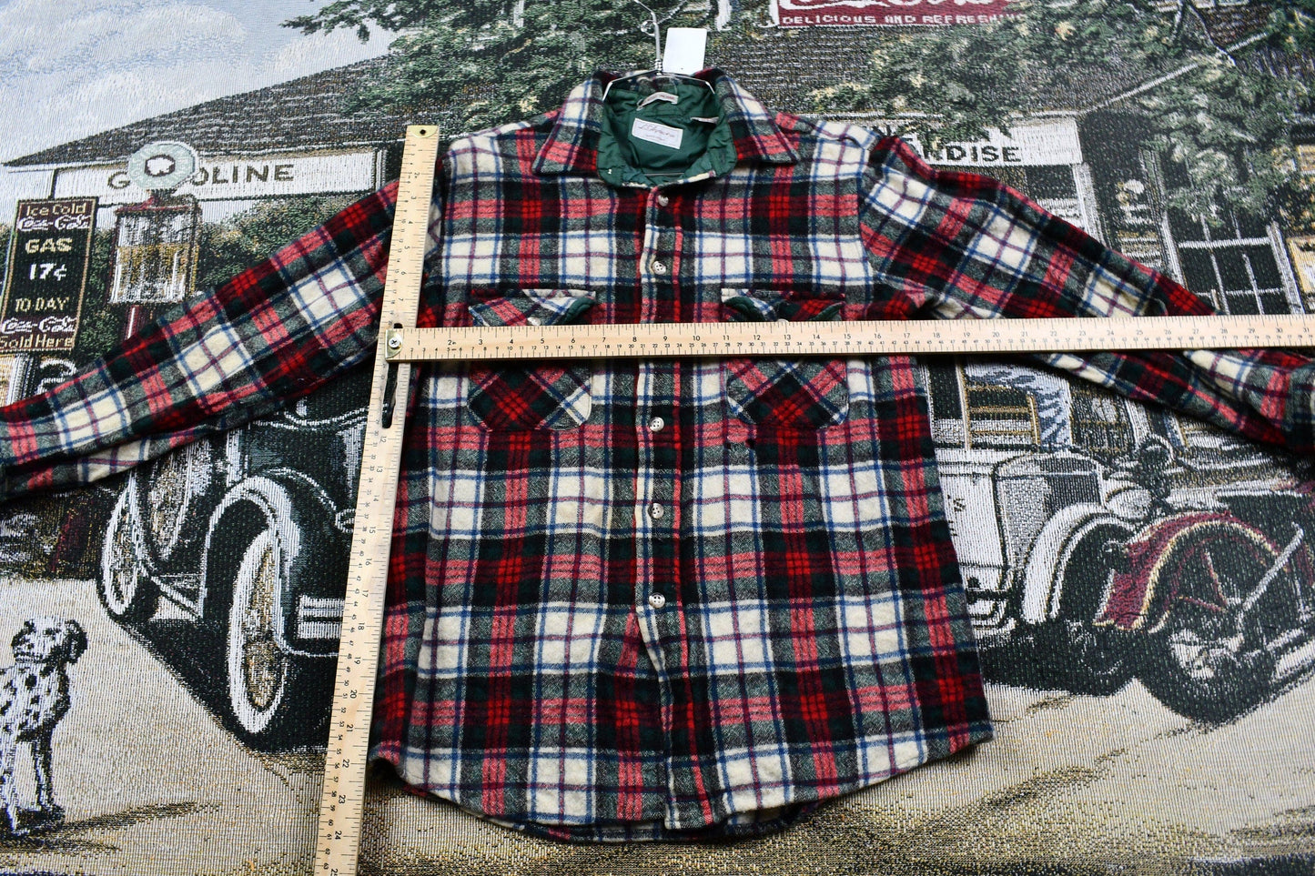 Other Clothing > Men's Clothing > Shirts & Tees > Oxfords & Button Downs Vintage 1980s LS Ayres + Co Vintage Single Need Tailoring Button Up Shirt Men's S