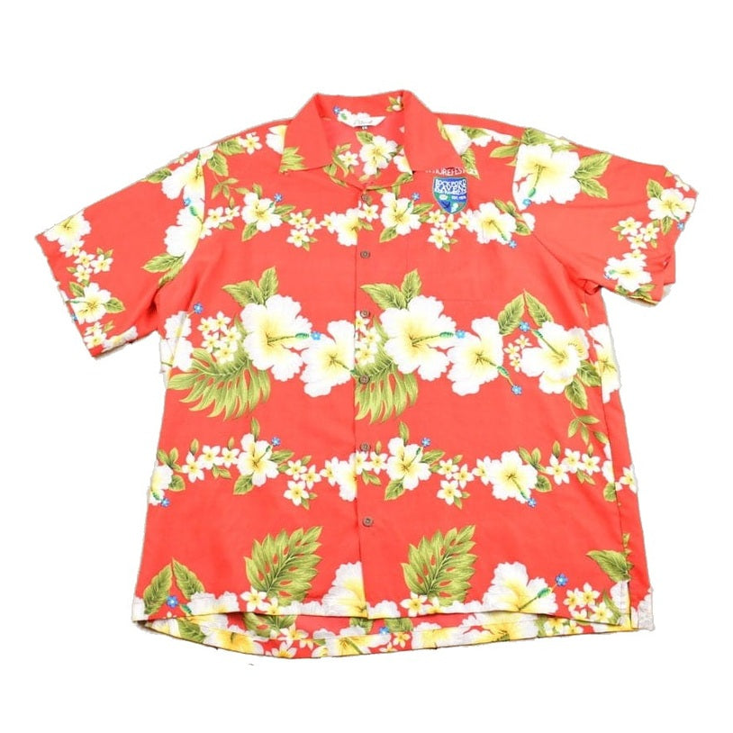 Other Clothing > Men's Clothing > Shirts & Tees > Oxfords & Button Downs Vintage 1980s Made In Hawaii Hawaiian Button Up Shirt Men's 2XL