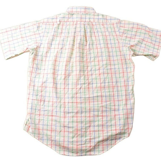 Other Clothing > Men's Clothing > Shirts & Tees > Oxfords & Button Downs Vintage 1980s McCaffreys Plaid Button Up Shirt Men's Large