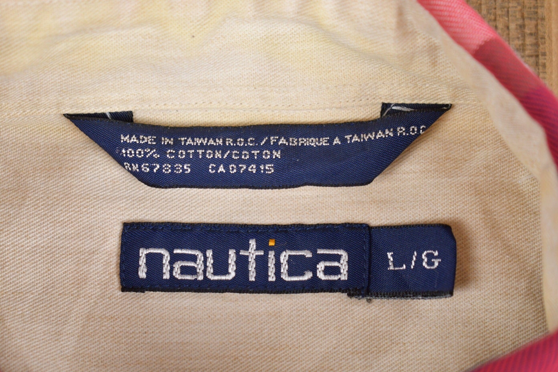 Other Clothing > Men's Clothing > Shirts & Tees > Oxfords & Button Downs Vintage 1980s Nautica Plaid Button Up Shirt Men's XL