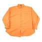 Other Clothing > Men's Clothing > Shirts & Tees > Oxfords & Button Downs Vintage 1990s Abercrombie & Fitch Blank Orange Button Up Shirt Men's XL/ 1990s Button Up / The Angler / Basic Button Up