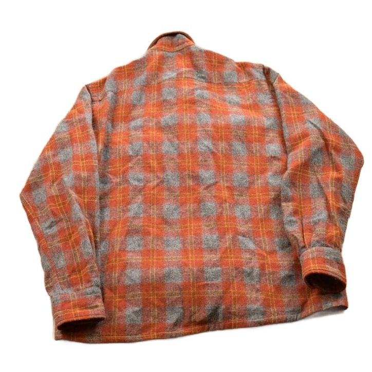 Other Clothing > Men's Clothing > Shirts & Tees > Oxfords & Button Downs Vintage 1990s Brewster Wool Plaid Flannel Button Up Shirt Men's Small