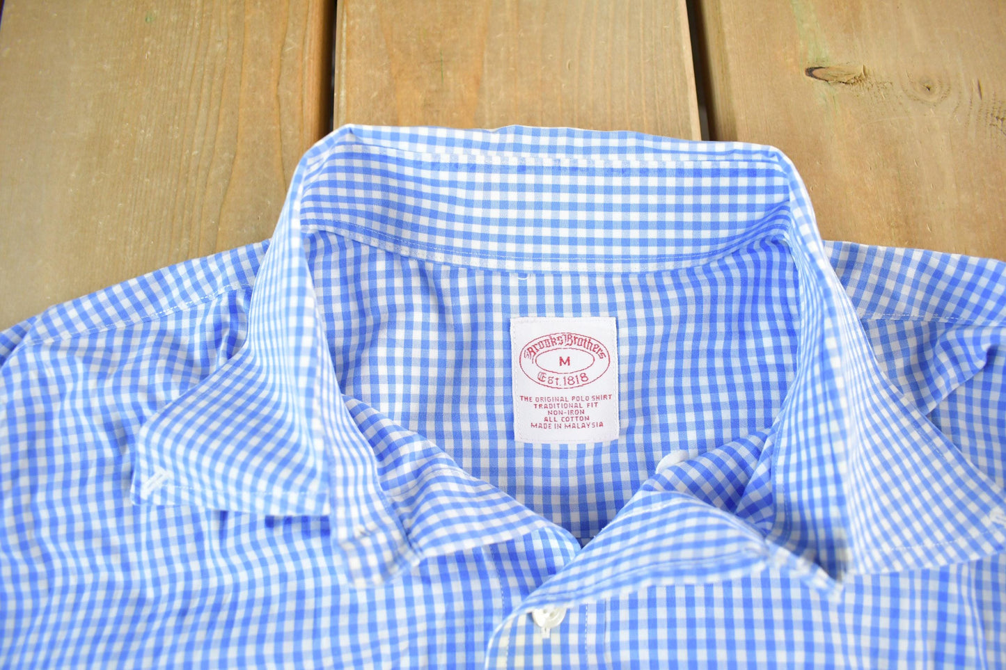 Other Clothing > Men's Clothing > Shirts & Tees > Oxfords & Button Downs Vintage 1990s Brooks Brothers Striped Button Up Shirt Men's Large