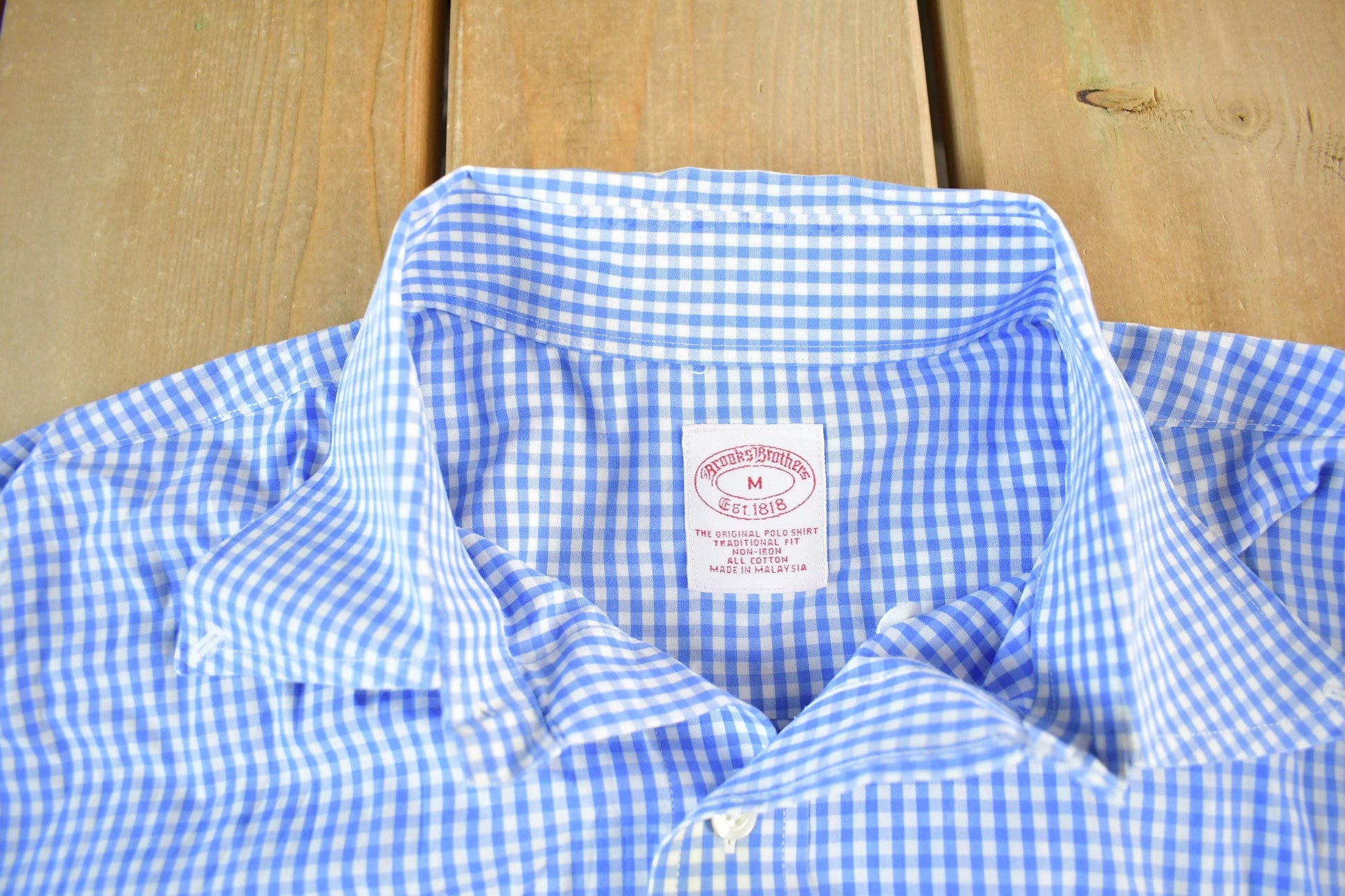 Other Clothing > Men's Clothing > Shirts & Tees > Oxfords & Button Downs Vintage 1990s Brooks Brothers Striped Button Up Shirt Men's Large