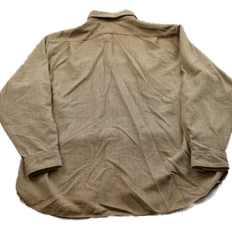 Other Clothing > Men's Clothing > Shirts & Tees > Oxfords & Button Downs Vintage 1990s Cabela's Houndstooth Patterned Button Up Shirt / 1990s Button Up / Vintage Flannel / Basic Button Up / Houndstooth Button Up