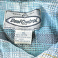 Other Clothing > Men's Clothing > Shirts & Tees > Oxfords & Button Downs Vintage 1990s Dual Control Plaid Button Up Shirt Mens XL