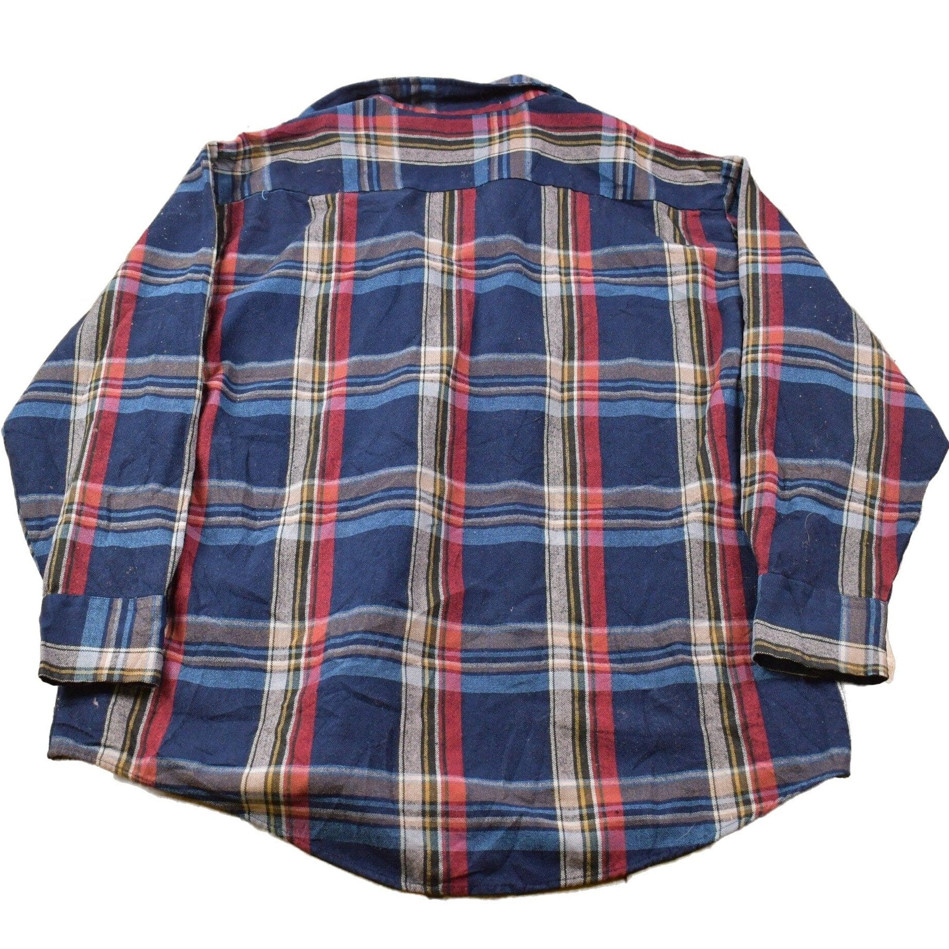 Other Clothing > Men's Clothing > Shirts & Tees > Oxfords & Button Downs Vintage 1990s Northwest Territory Lined Plaid Button Up Shirt Men's 2XL