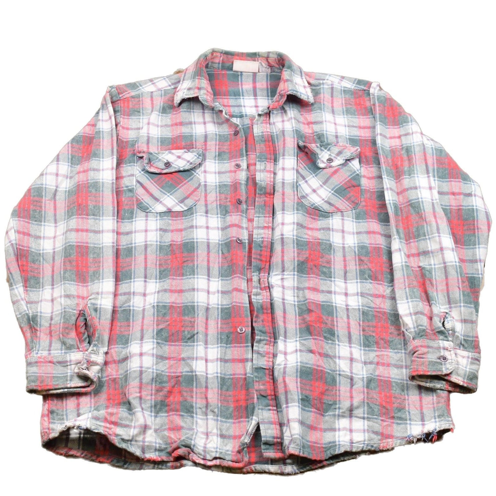 Other Clothing > Men's Clothing > Shirts & Tees > Oxfords & Button Downs Vintage 1990s Sports Afield Plaid Button Up Shirt Men's XL