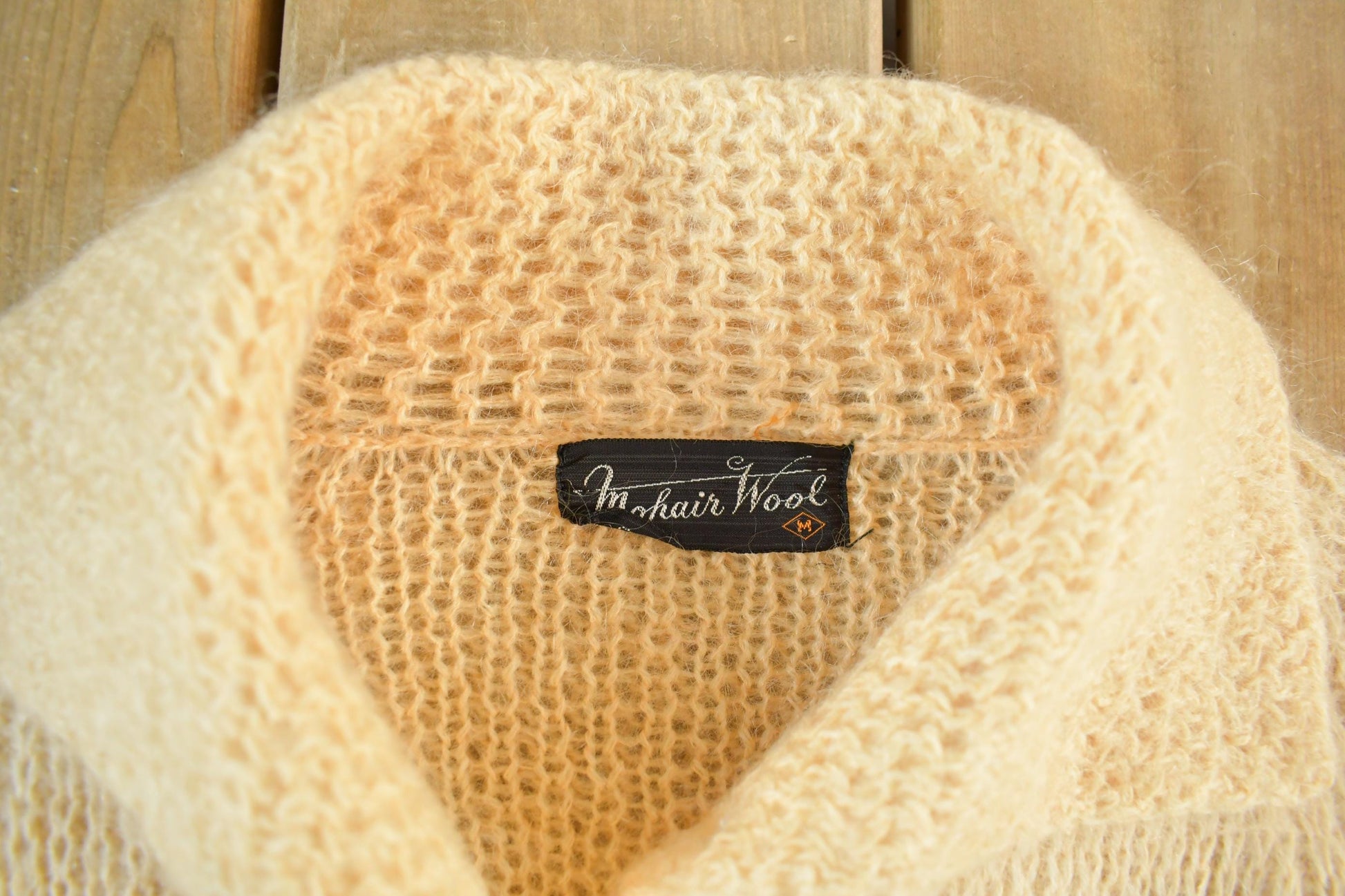 Other Clothing > Men's Clothing > Sweaters > Cardigans Vintage 1970s Mohair Wool Knit Cardigan Sweater Women's Small